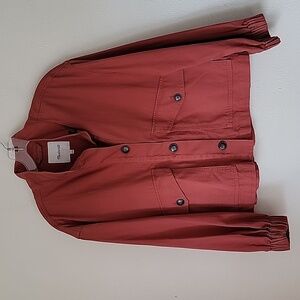 MADEWELL  BURNT ORANGE JACKET  SMALL